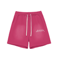 AERIXN Sun-Faded Raw Edge Cotton Shorts