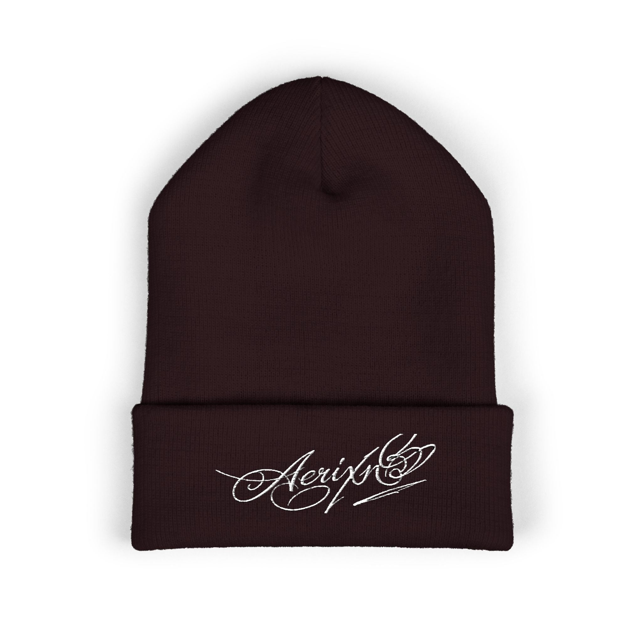 AERIXN Classic Cuffed Beanie — Embroidered