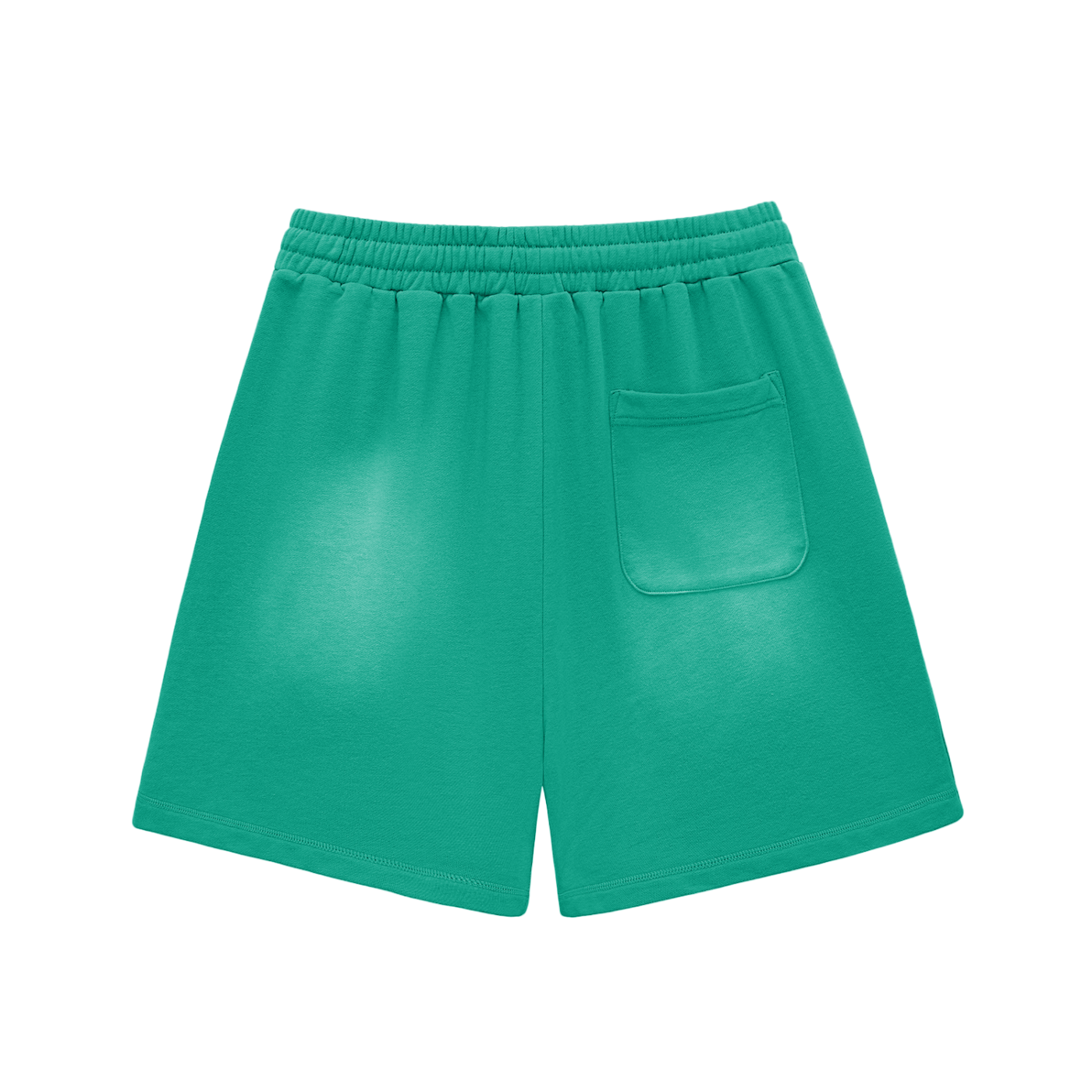 AERIXN Sun-Faded Raw Edge Cotton Shorts