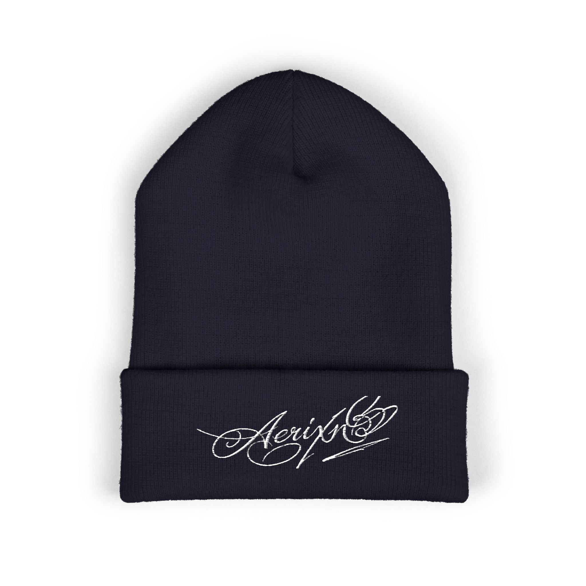 AERIXN Classic Cuffed Beanie — Embroidered