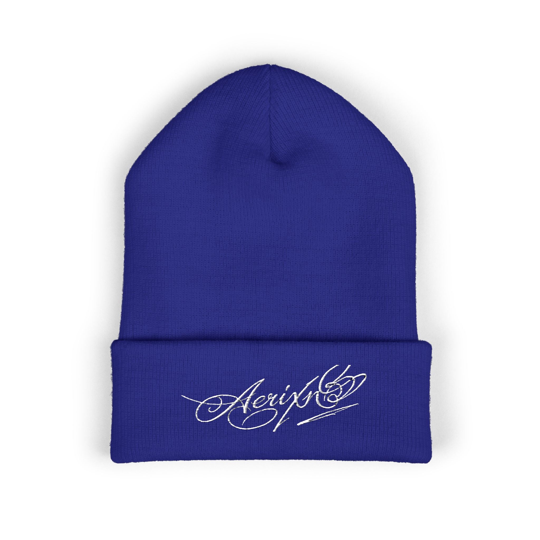 AERIXN Classic Cuffed Beanie — Embroidered