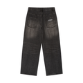 AERIXN Vintage Wash Straight Denim Jeans