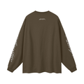 AERIXN Oversized Long Sleeve T-Shirt — Signature Sleeve Detail —  Light Colors