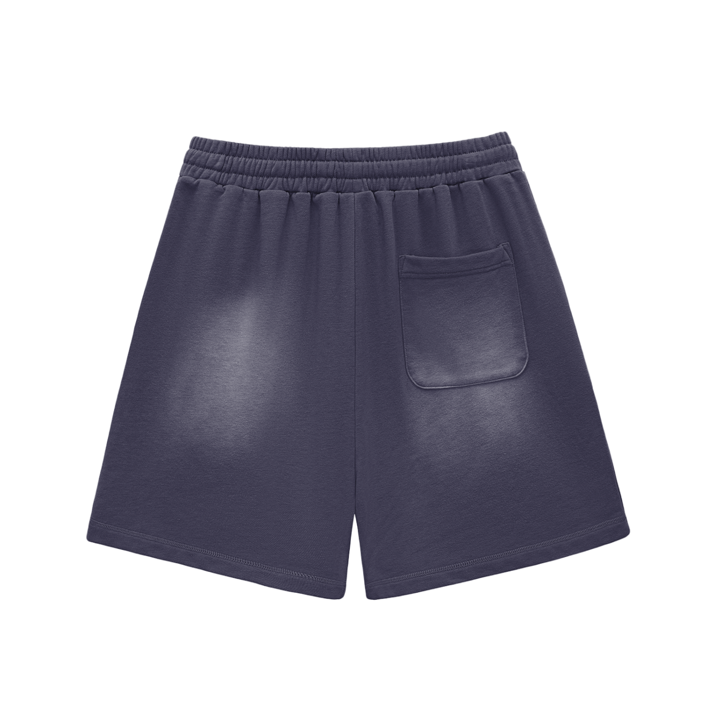 AERIXN Sun-Faded Raw Edge Cotton Shorts