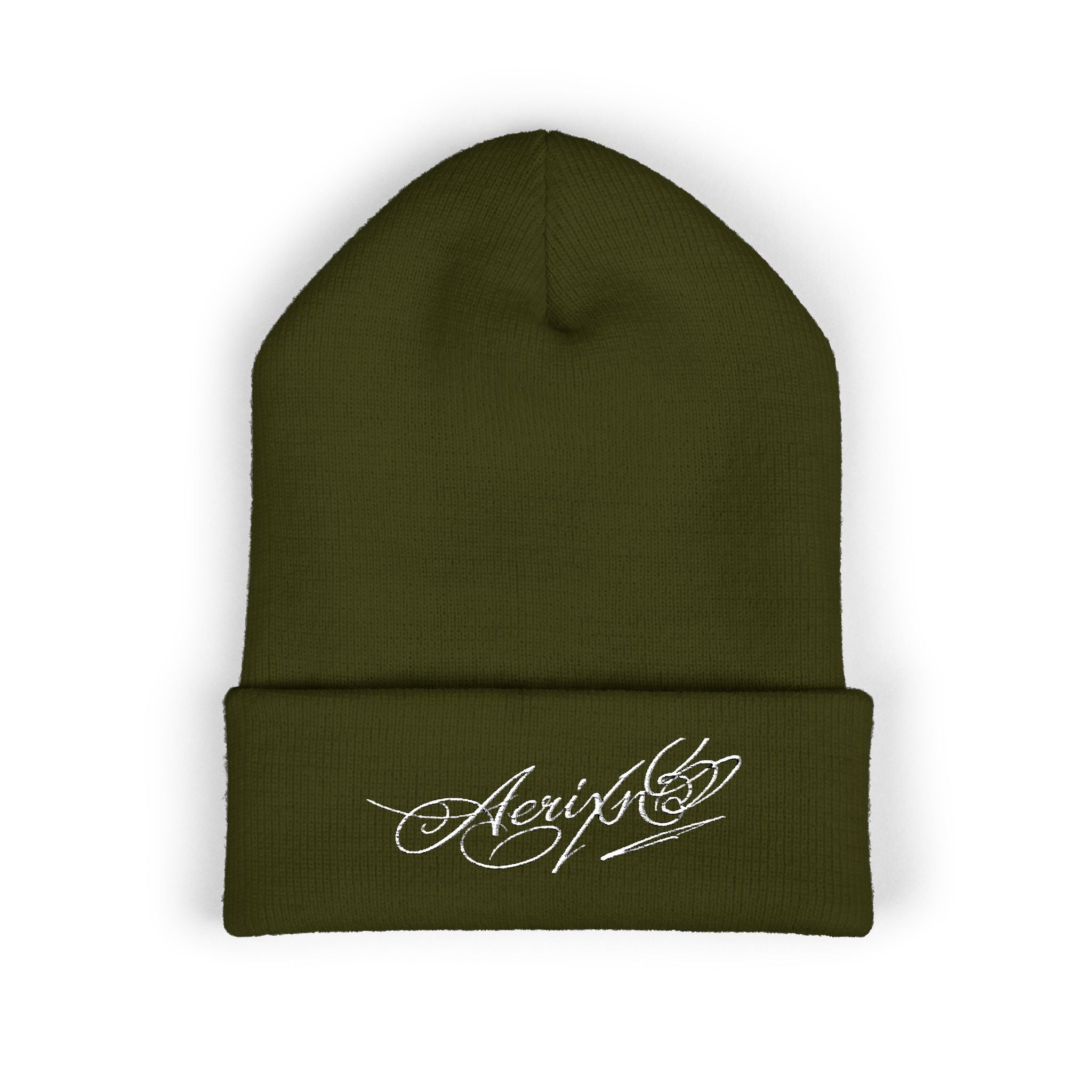 AERIXN Classic Cuffed Beanie — Embroidered