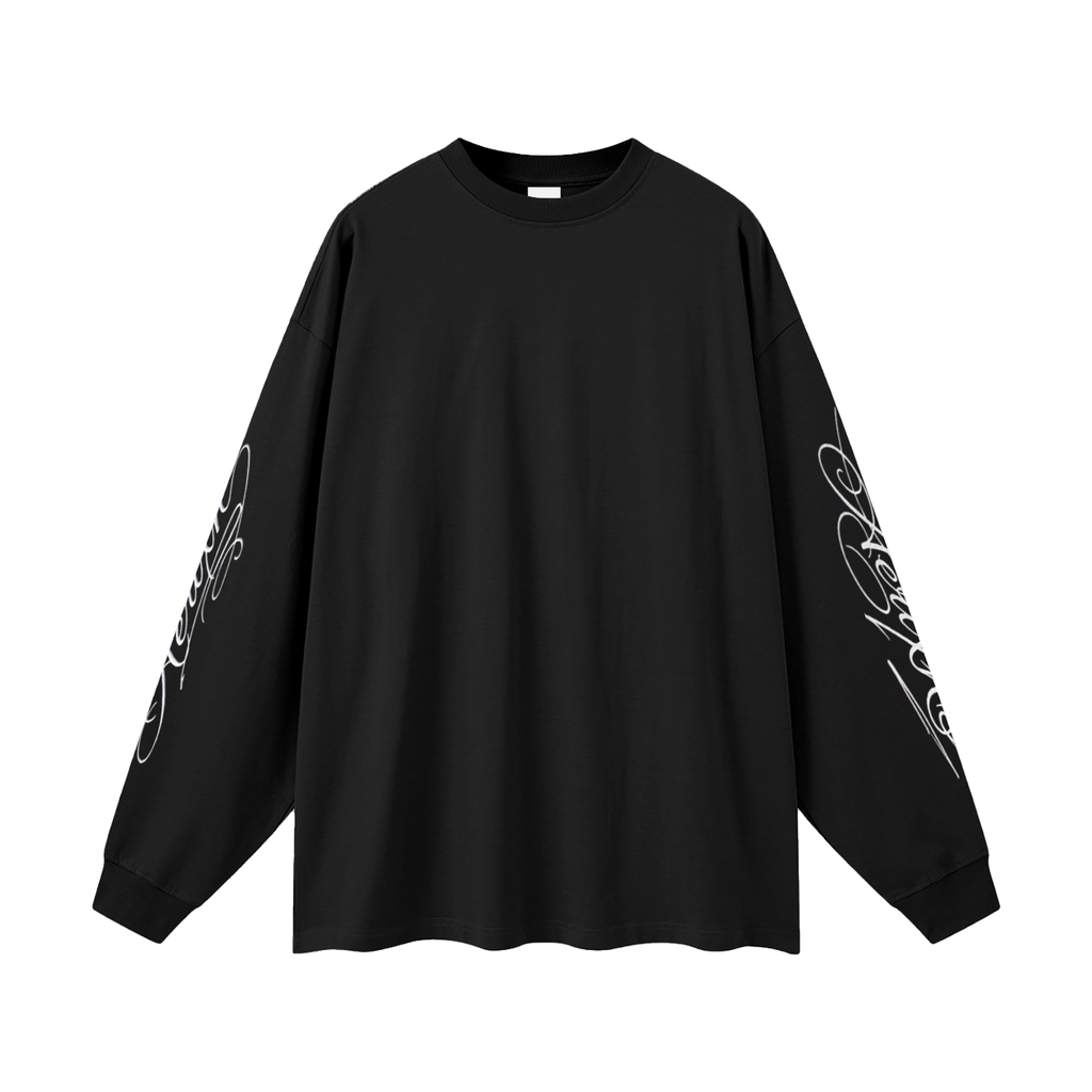 AERIXN Oversized Long Sleeve T-Shirt — Signature Sleeve Detail —  Light Colors