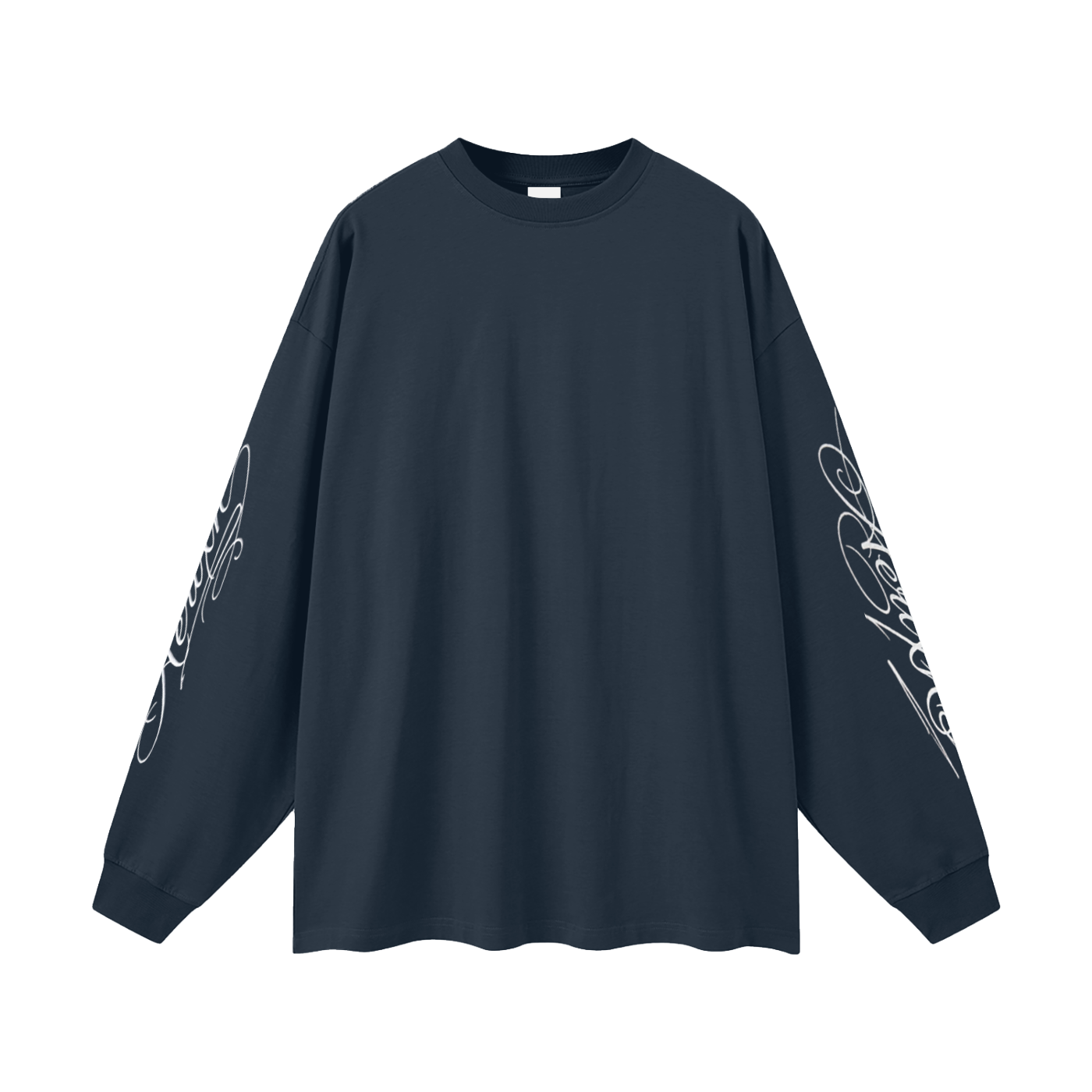 AERIXN Oversized Long Sleeve T-Shirt — Signature Sleeve Detail —  Light Colors