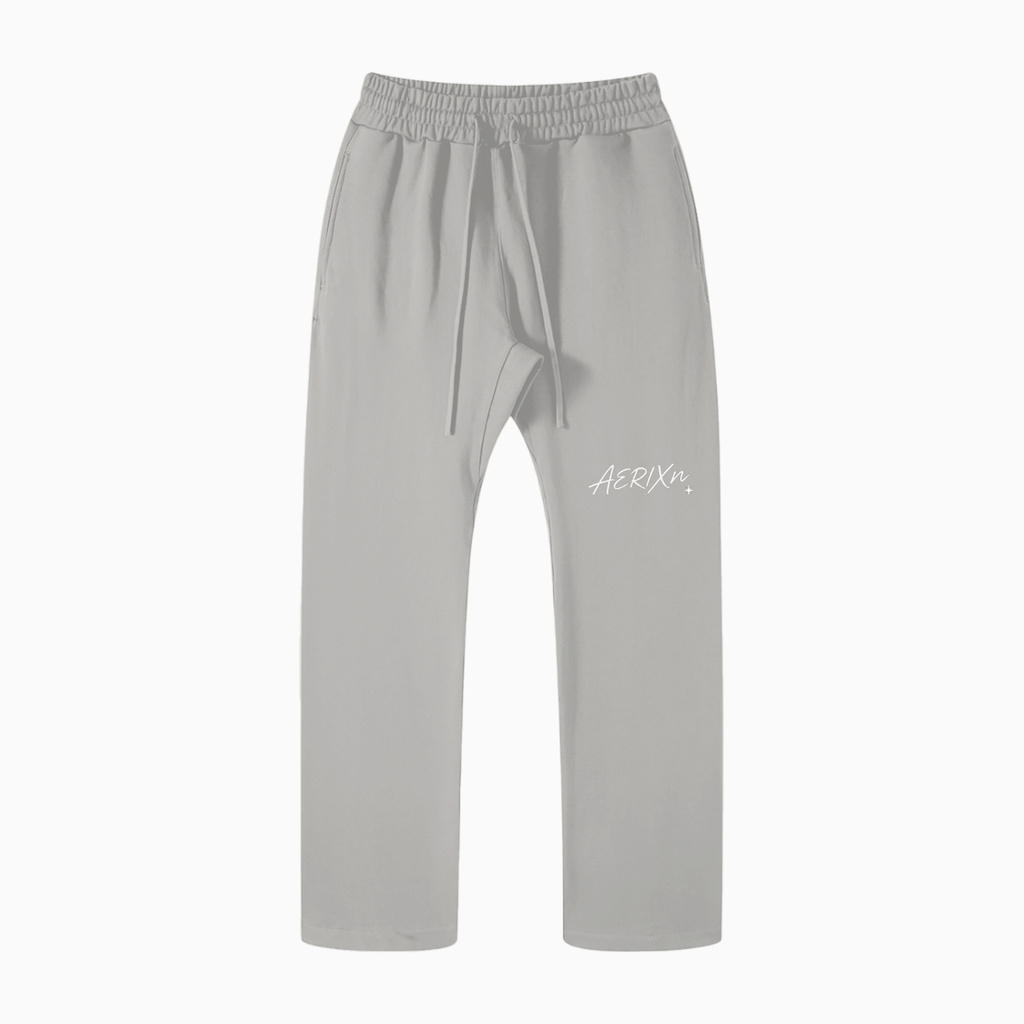 AERIXN Essential Straight Leg Pants — Pure Cotton