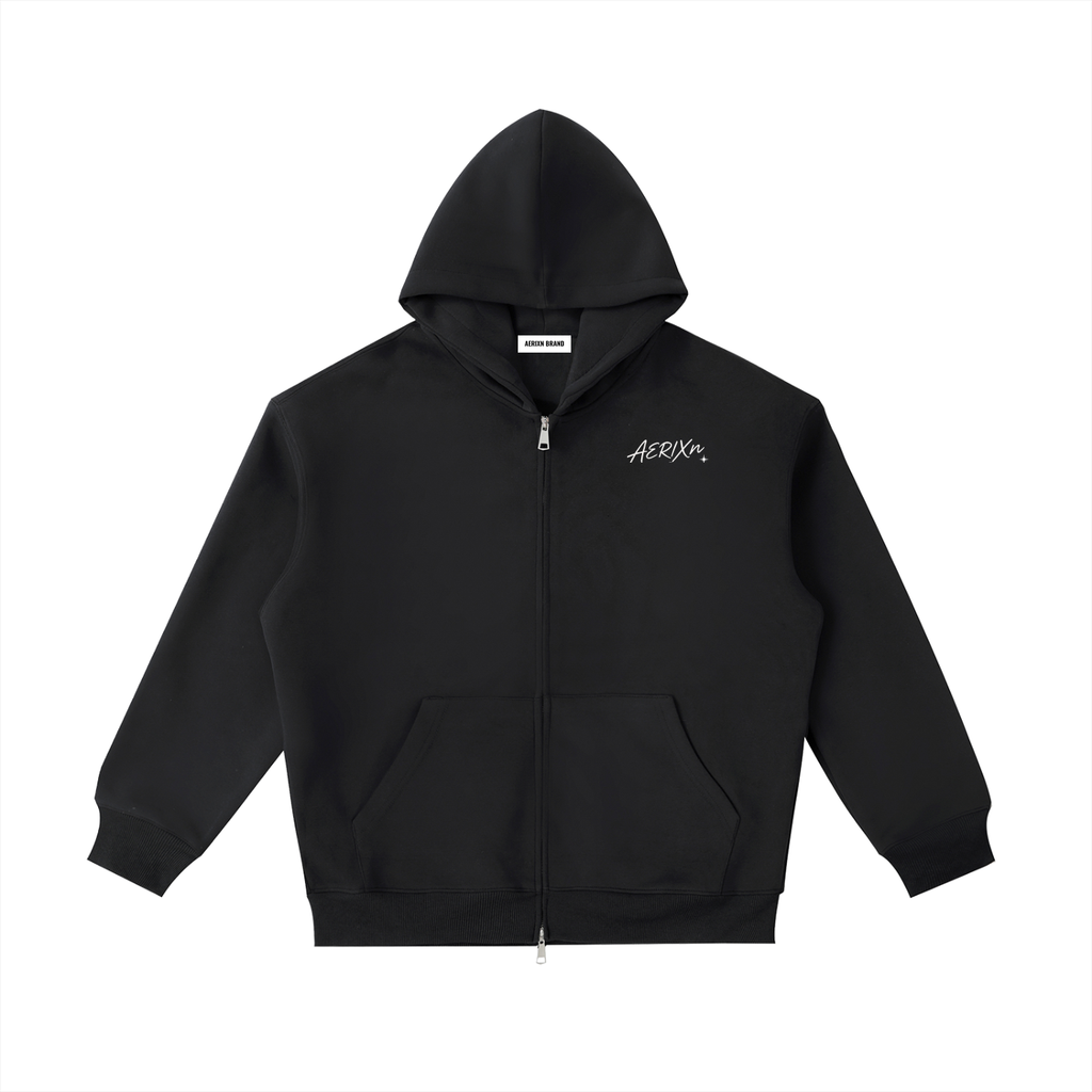 AERIXN Essential Zip Hoodie — Minimal