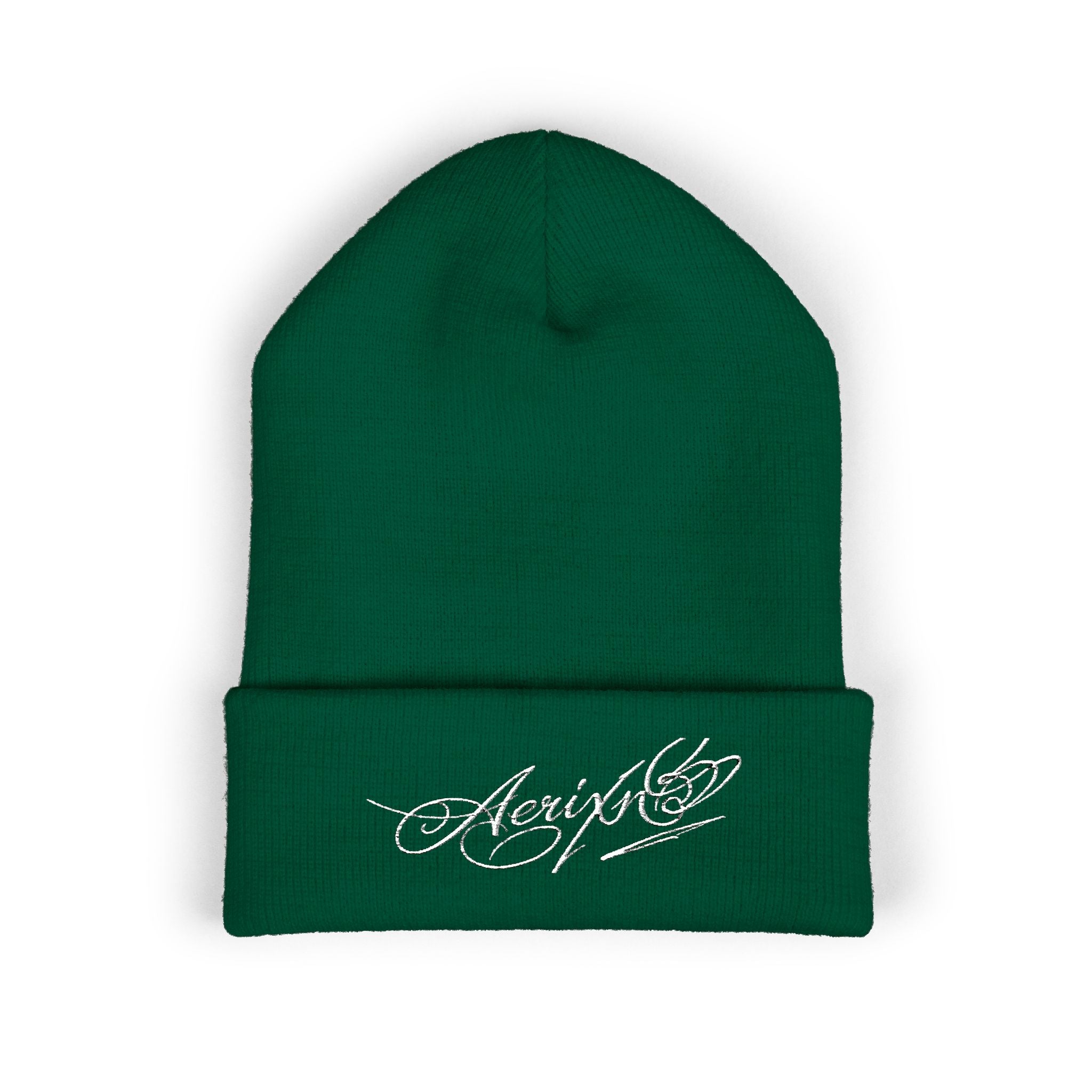 AERIXN Classic Cuffed Beanie — Embroidered
