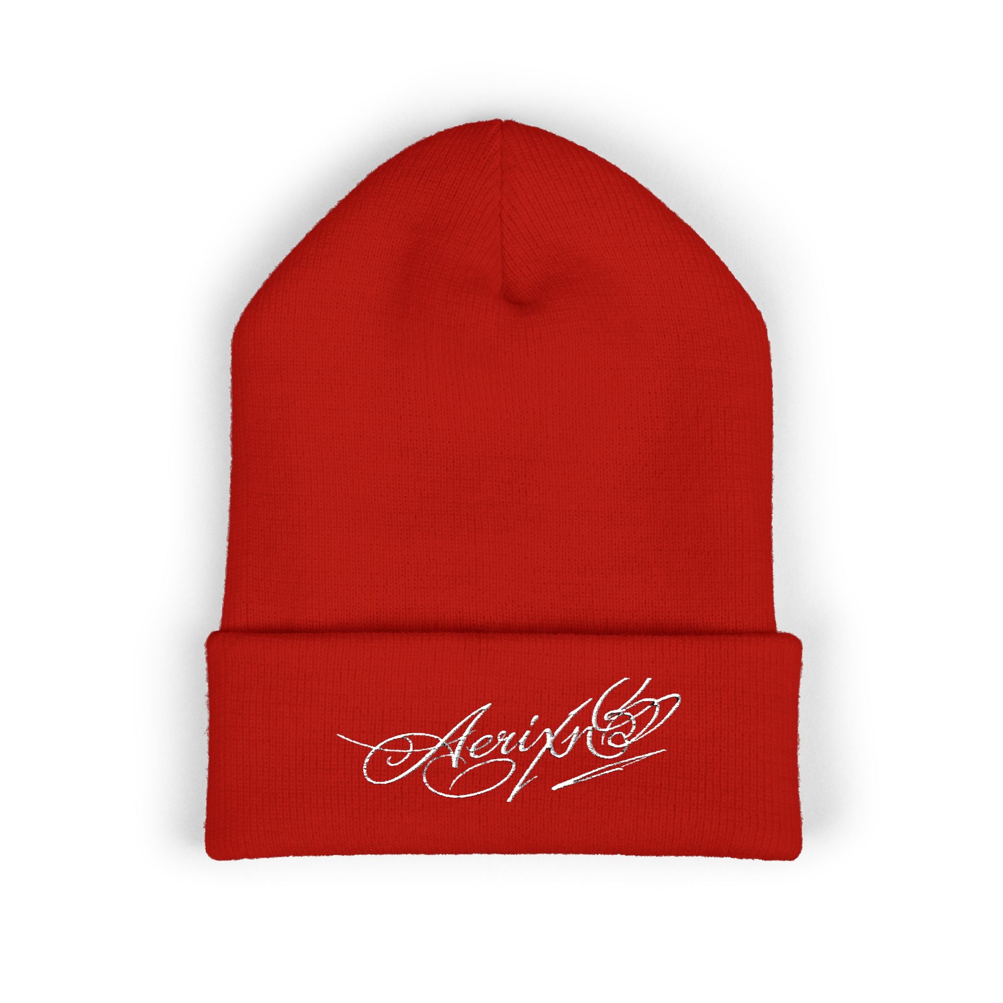 AERIXN Classic Cuffed Beanie — Embroidered