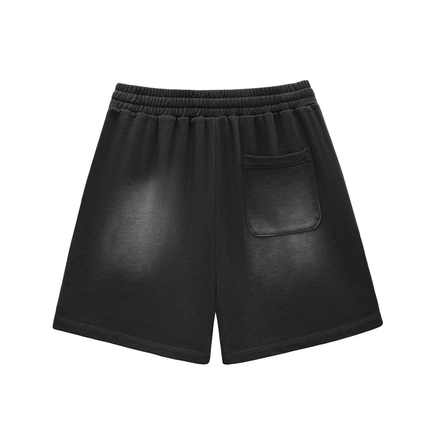 AERIXN Sun-Faded Raw Edge Cotton Shorts