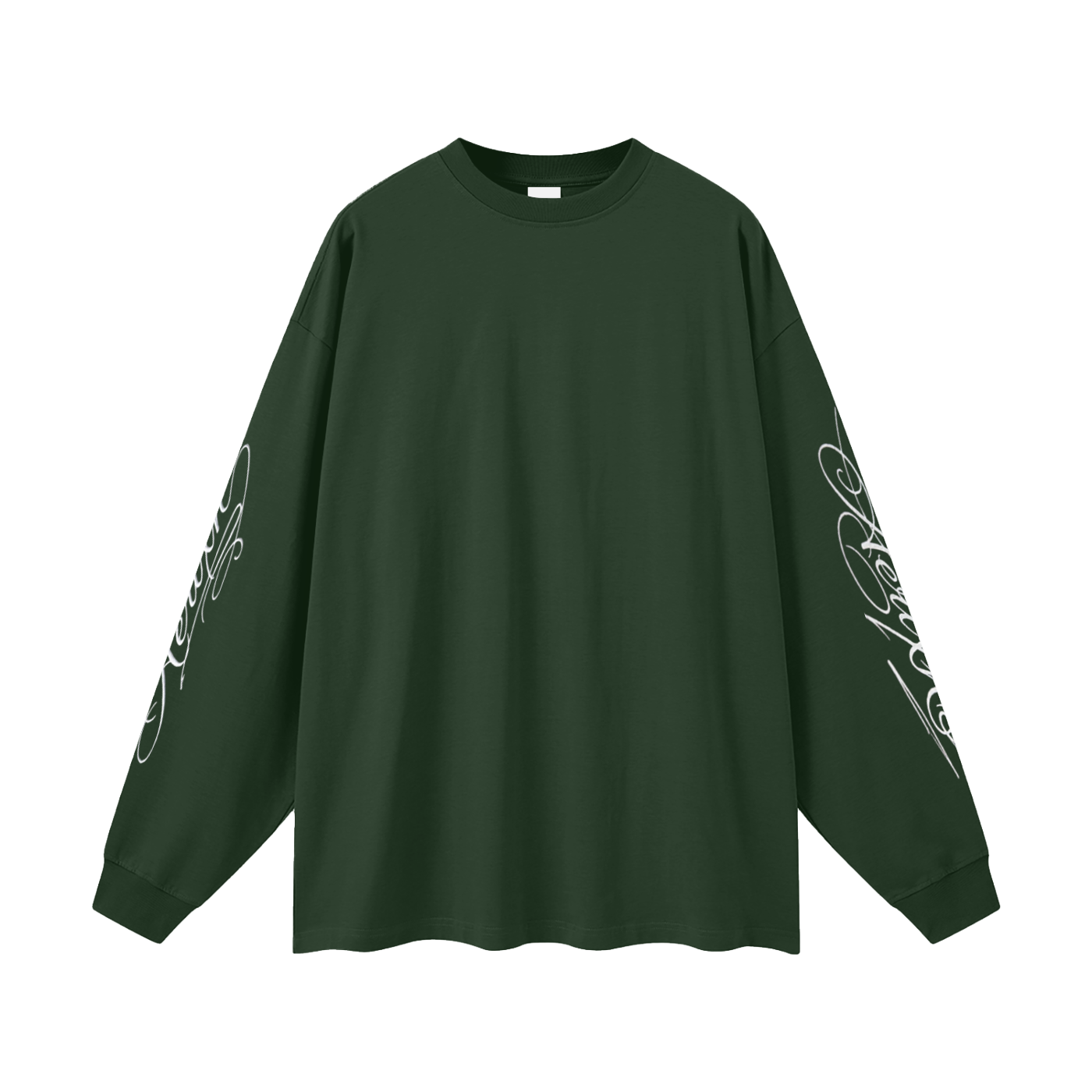 AERIXN Oversized Long Sleeve T-Shirt — Signature Sleeve Detail —  Light Colors