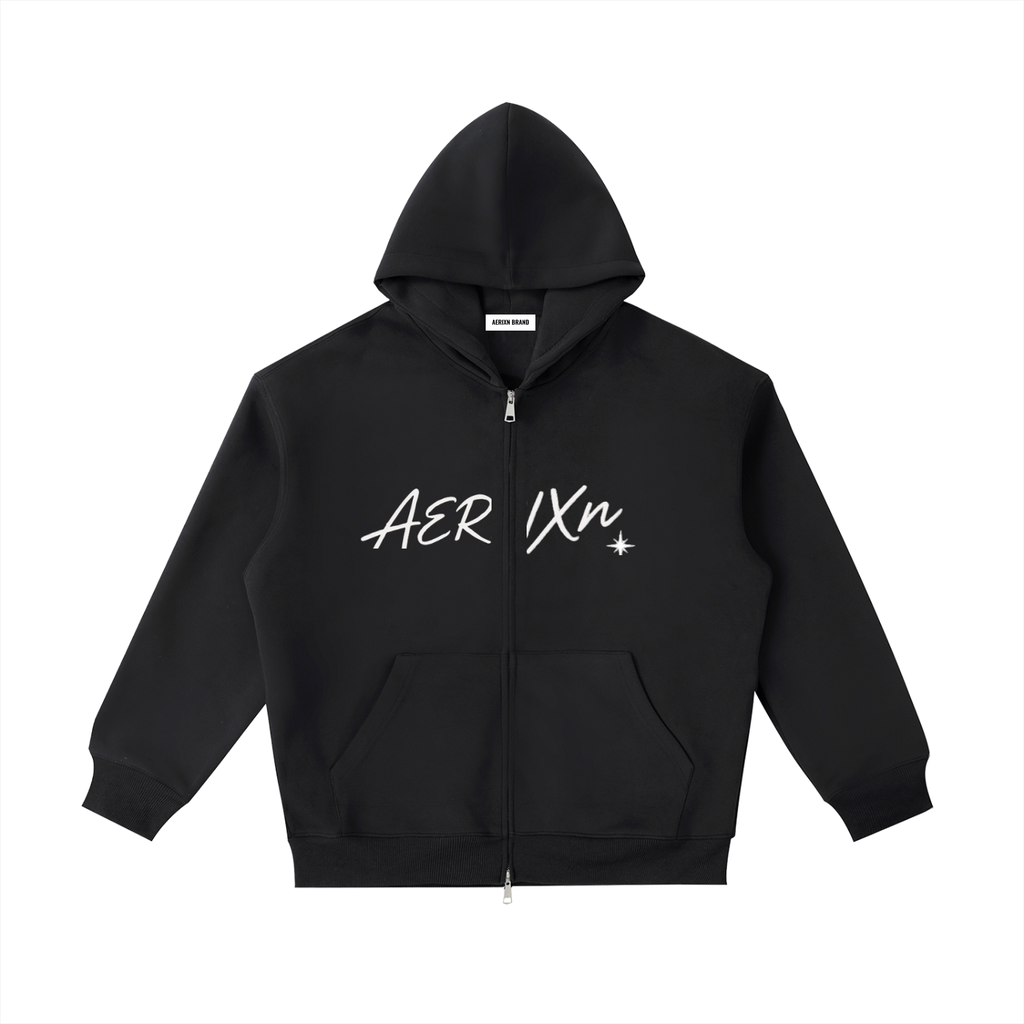AERIXN Essential Zip Hoodie — Bold