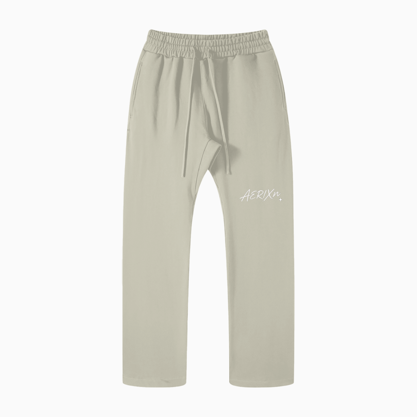 AERIXN Essential Straight Leg Pants — Pure Cotton