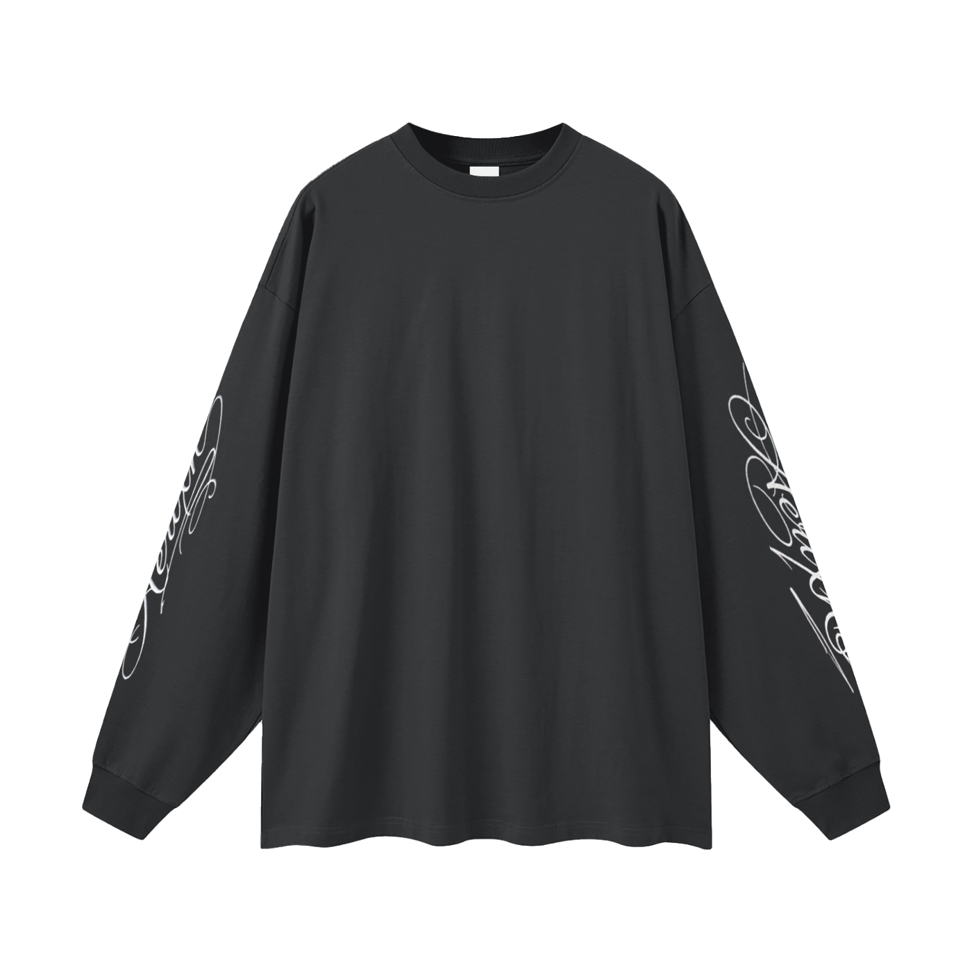AERIXN Oversized Long Sleeve T-Shirt — Signature Sleeve Detail —  Light Colors