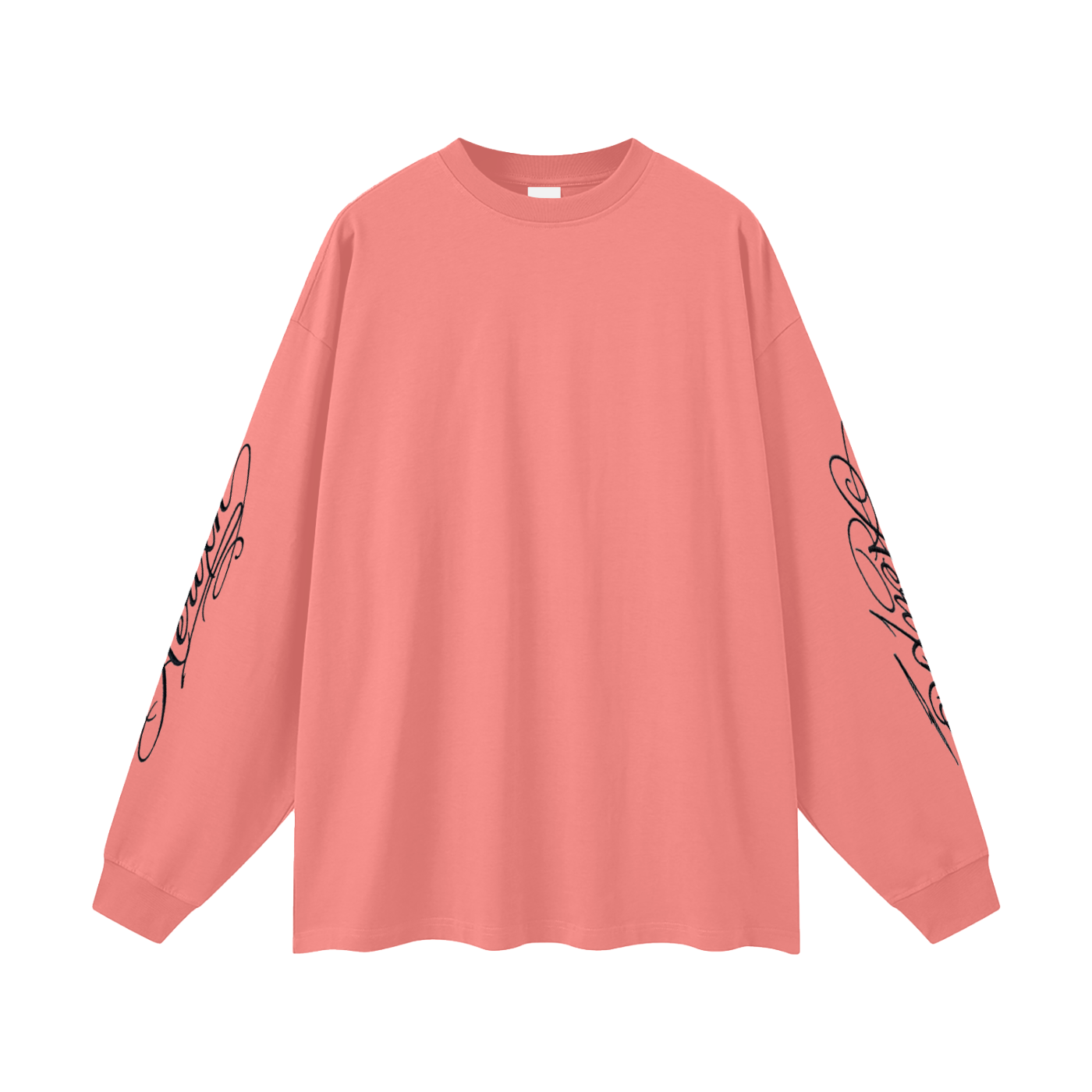 AERIXN Oversized Long Sleeve T-Shirt — Signature Sleeve Detail —  Light Colors