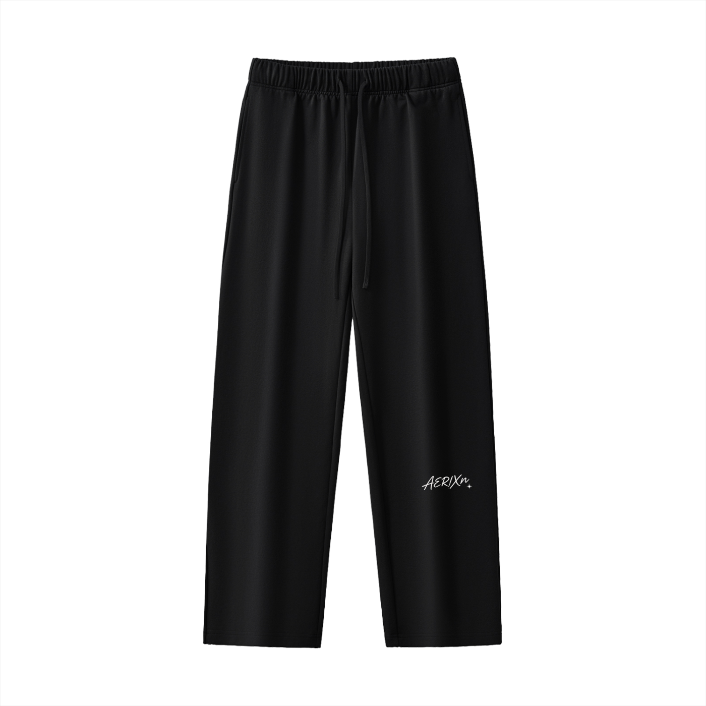 AERIXN Minimal Straight Leg Sweats — Cotton Blend