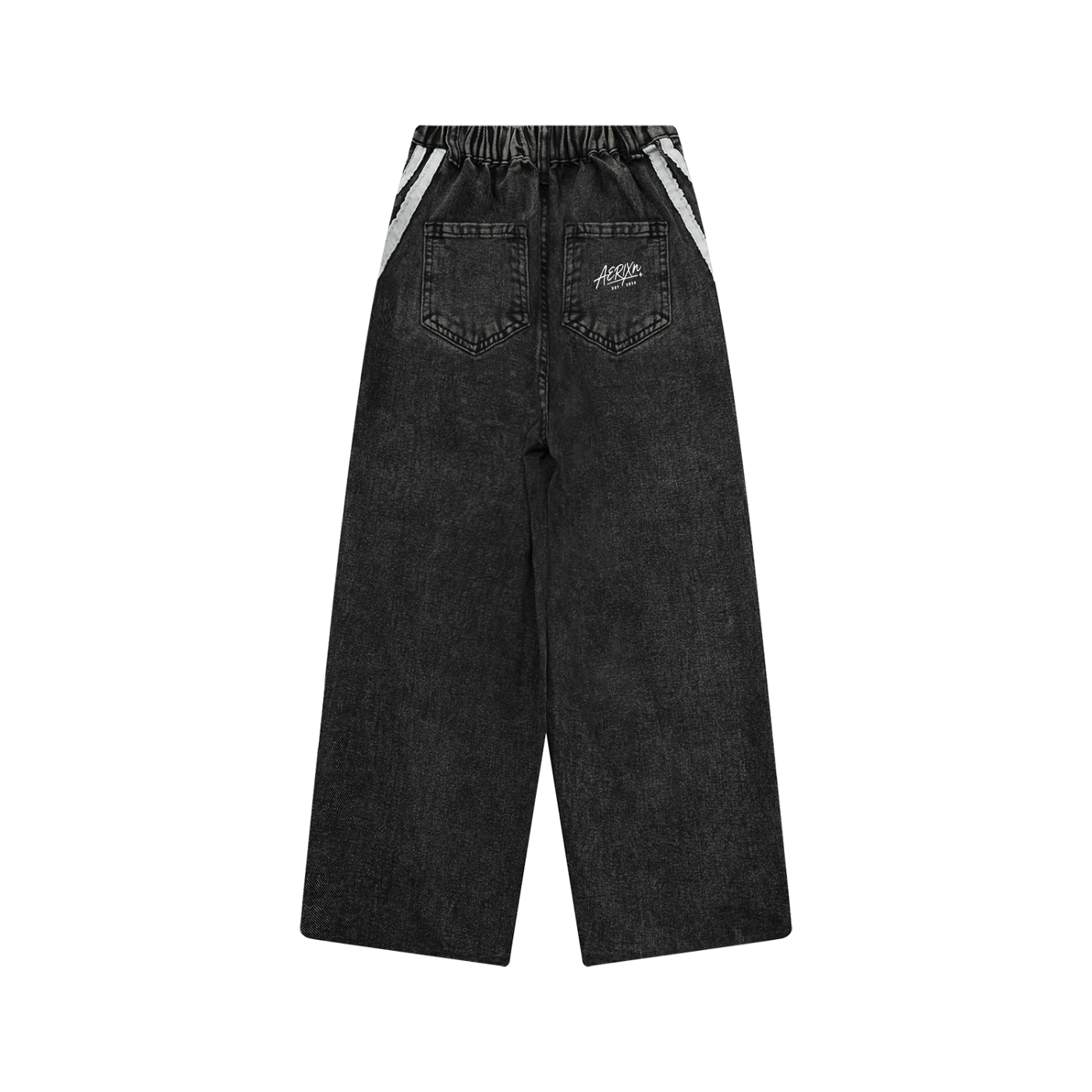AERIXN Kid’s Vintage Wash Side Stripe Jeans — Signature Detail